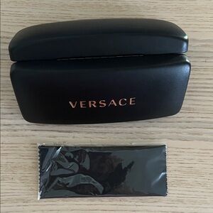 Versace Black Eyewear Case (NEW)